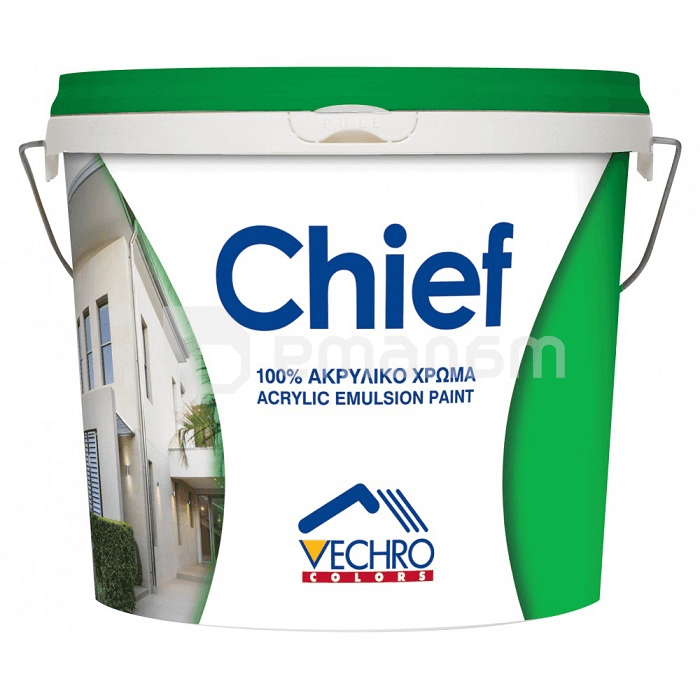 საღებავი წყალემულსიური ფასადისთვის Vechro Chief Acrylic 9 ლ